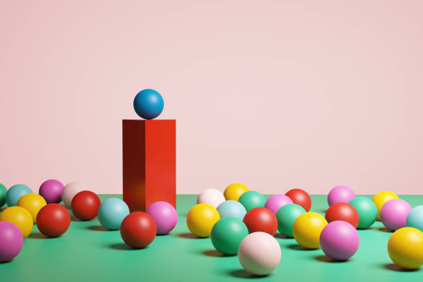 istock Difference, champion, winner, diversity, individuality or leadership concept. 1357667496