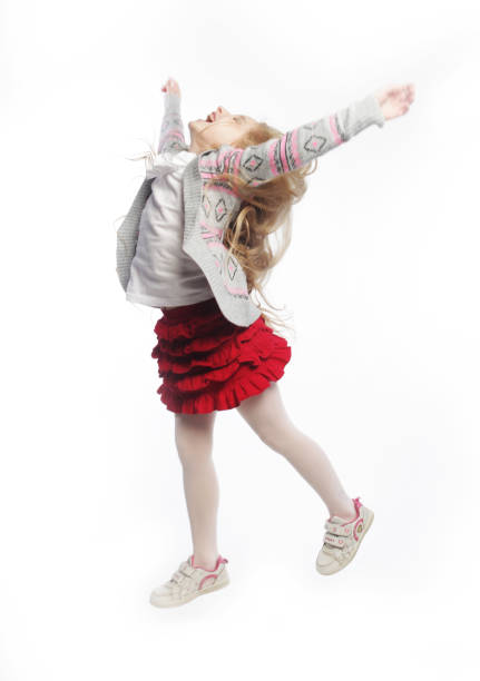istock funny little girl 1357669377