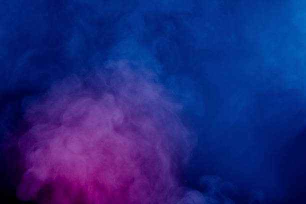 Pink And Blue Smoke Background stock photo
