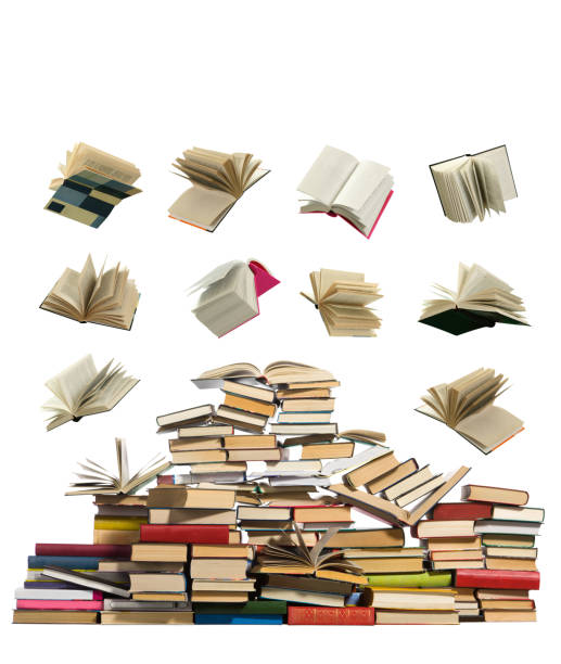 istock A lot of books on white background 1357678395