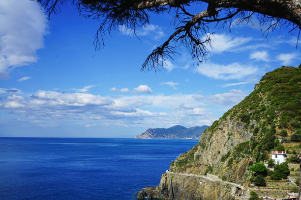 istock Cliff on the sea in Riomaggiore 1357679289