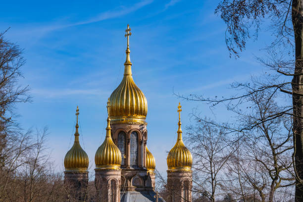 istock The Russian Orthodox Chapel in Wiesbaden / Germany 1357683405