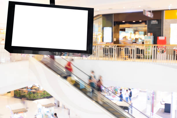 istock Blank billboard posters in the airport 1357685108