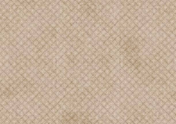 teksturowane tło starego japońskiego papieru z japońskimi wzorami - document illustration and painting vellum brown stock illustrations