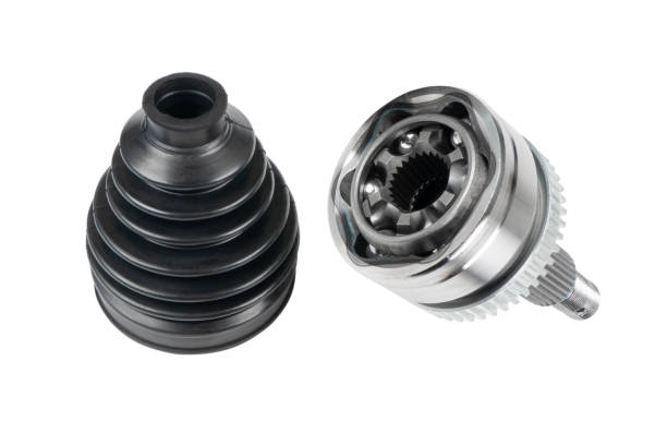 istock Car CV joint kit. Drive shaft joint isolated on white background. New constant velocity joints. New automotive CV joints. Quality spare parts for car service or maintenance 1357694708