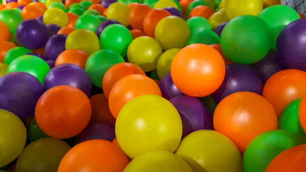 istock Multicolored Balls Children Playground 1357695664