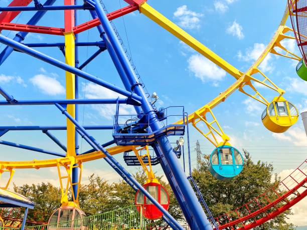 istock Ferris wheel in the amusement park 1357710254