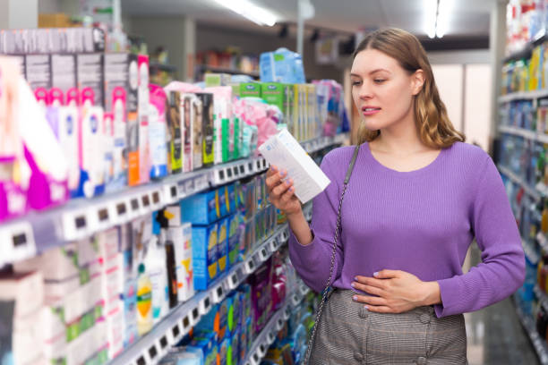 istock woman  holding personal hygiene items 1357724035