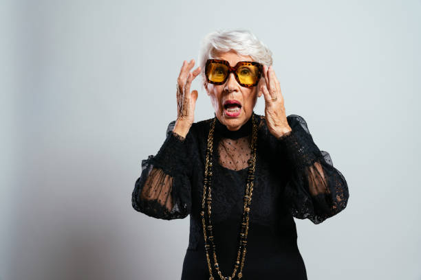 istock image of a beautiful and elegant old woman 1357725636