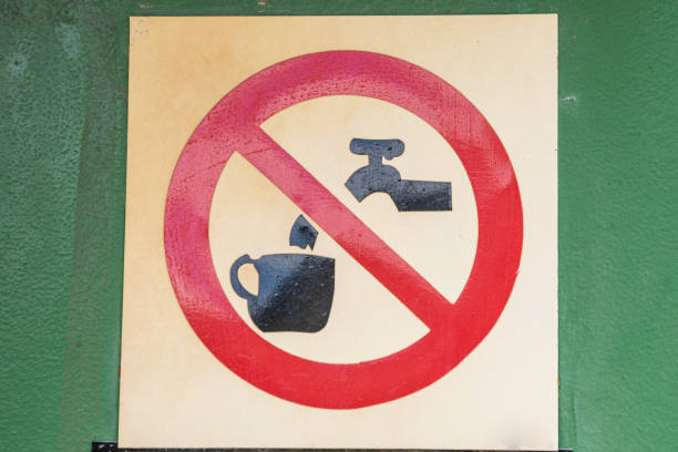 istock Do not drink the water sign 1357726101