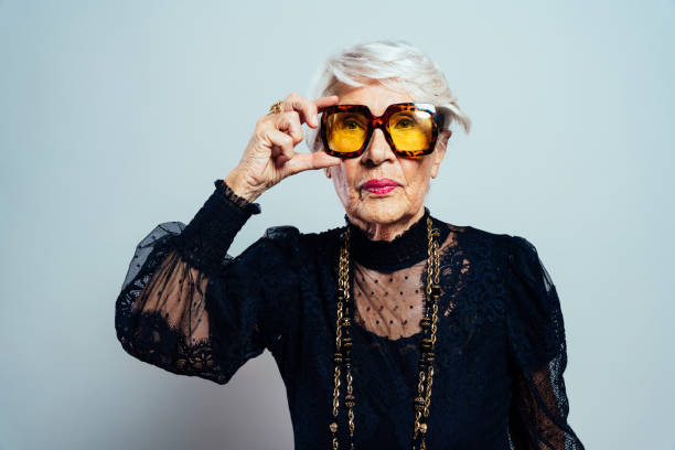 istock image of a beautiful and elegant old woman 1357727267