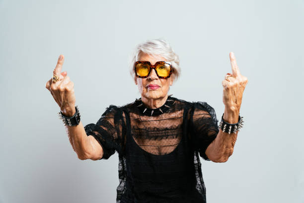 istock image of a beautiful and elegant old woman 1357727484