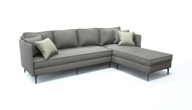 istock 3d render of a sofa on an isolated white background. 1357735905
