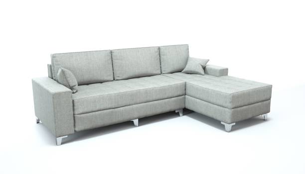 istock 3d render of a sofa on an isolated white background. 1357736347