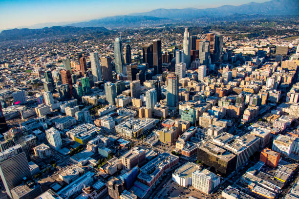 istock Los Angeles Cityscape Aerial 1357739693