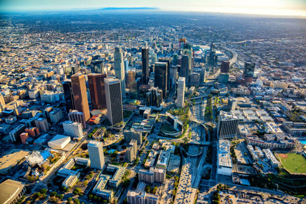 istock Los Angeles Cityscape Aerial 1357739717
