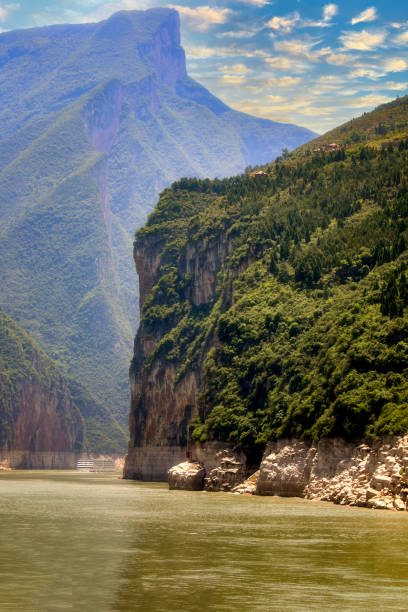 The Qutang Gorge along the Yangtze River.