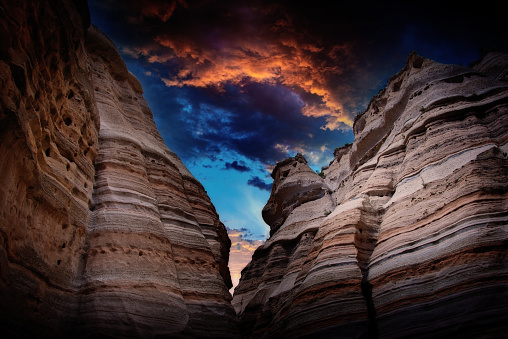 Kasha-Katuwe Tent Rocks national park in New Mexico