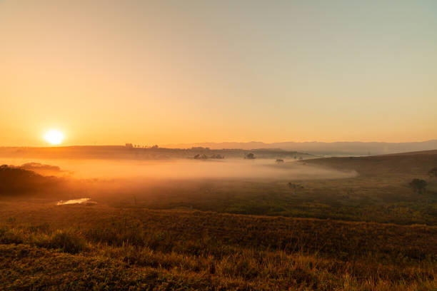 istock Sunrise over the road 1357781423