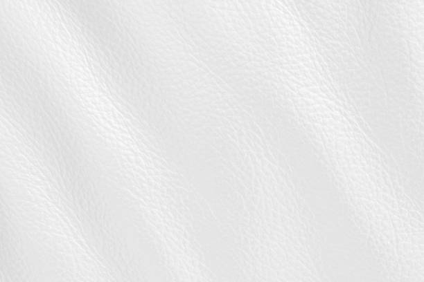 istock Vintage white leather texture luxury background 1357785800