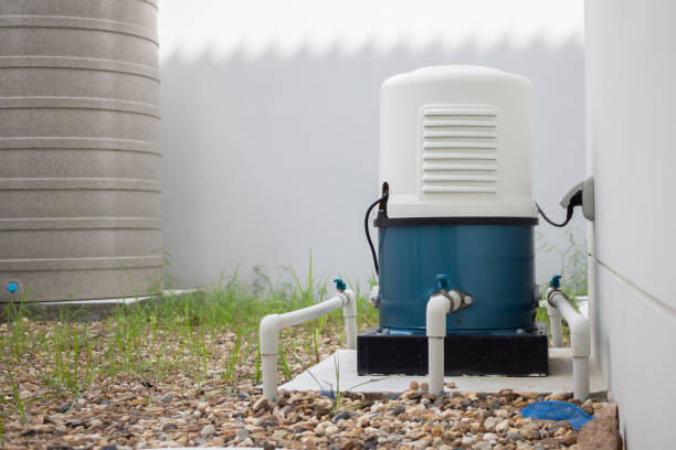 istock automatic water pump station outside the house 1357785982