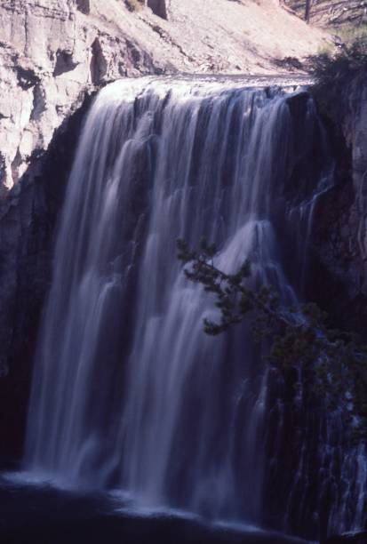 istock Rainbow Falls near Mammoth Mountain 1357789316