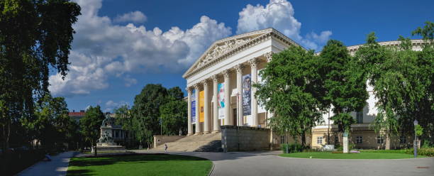 Hungarian National Museum in Budapest, Hungary Budapest, Hungary 17.08.2021. Hungarian National Museum in Budapest on a sunny summer day historical museum stock pictures, royalty-free photos & images