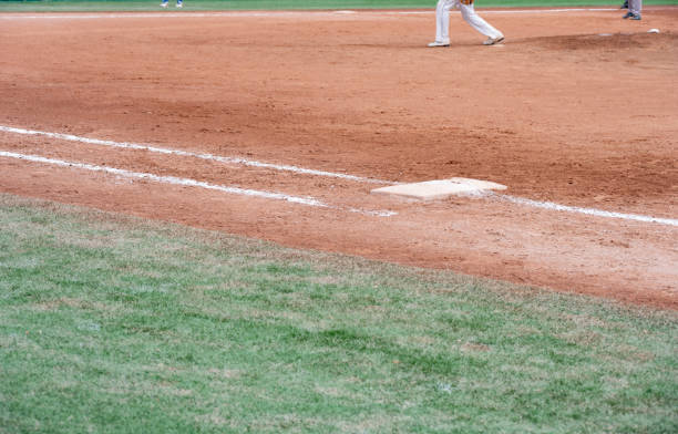 istock outdoor baseball field in a day time 1357808508