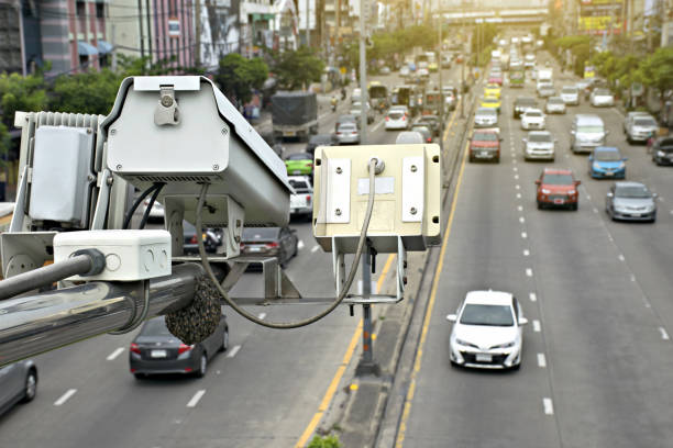 istock Speed camera car in Thailand. 1357812190