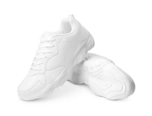 istock New pair of white sneakers isolated on white 1357815445