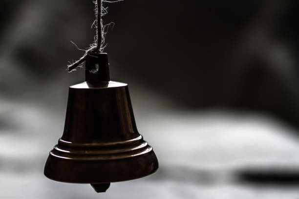istock Silhouette of an antique bell. 1357815661