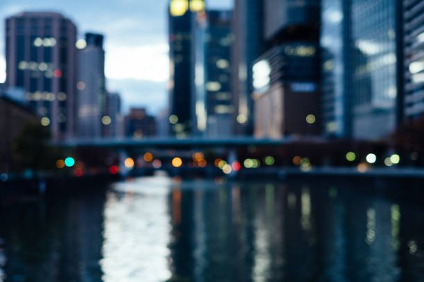 Image of city lights ,Bokeh