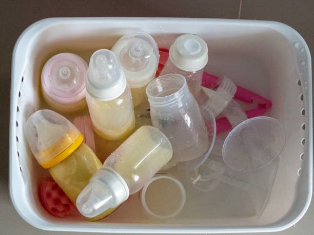 istock used baby bottles in the basin 1357837290