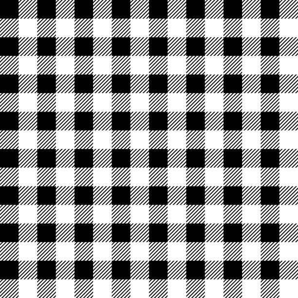 istock Gingham pattern. Seamless pastel vichy backgrounds for tablecloth, dress, skirt, napkin, or other design. Black and transparent background. 1357837464