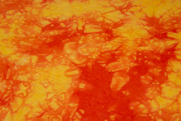 istock Abstract yellow red spot watercolor texture background 1357837826