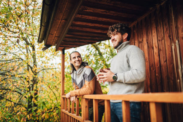 istock Enjoy the cold autumn day 1357839429