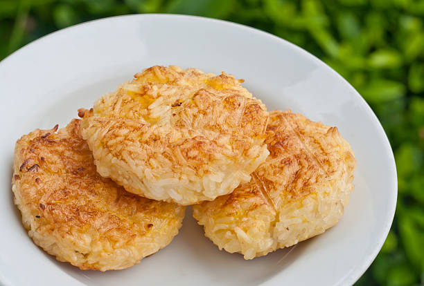 istock whole rice made into balls and baked 135783996