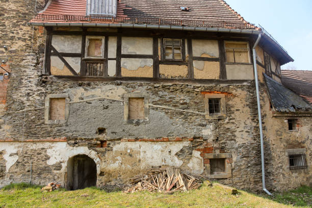 rebuilt, expanded and demolished over generations - building fabric in a german village