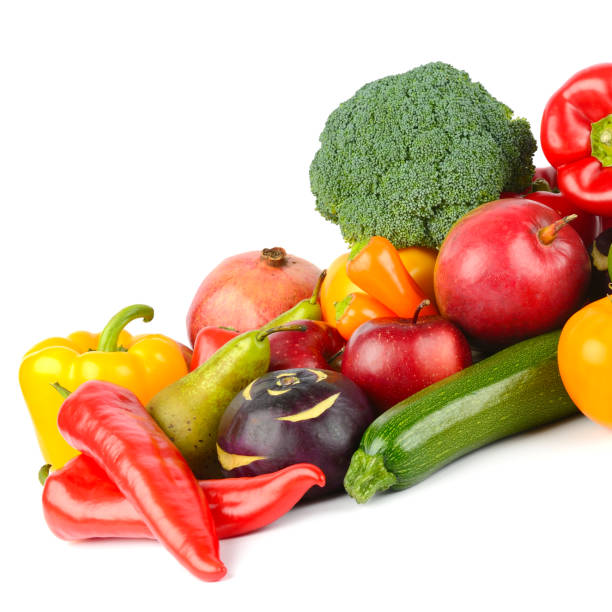 istock Useful and fresh vegetables and fruits 1357840383