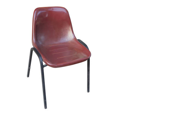 istock red chair on white background, object, vintage, retro, copy space 1357840761