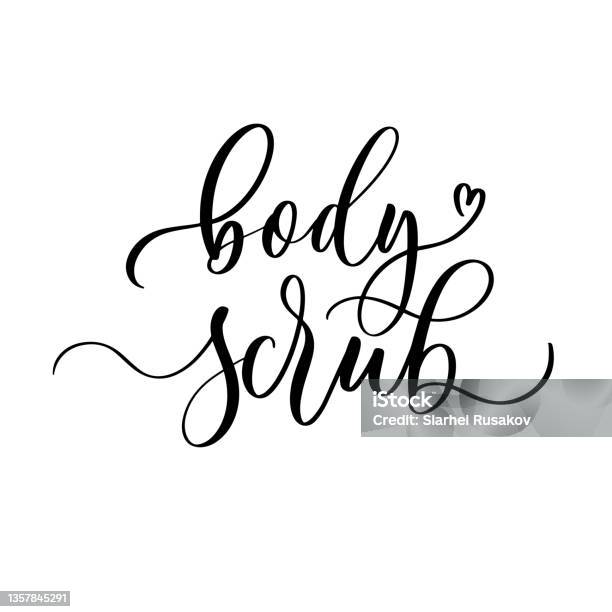 Body Butter Prasasti Huruf Kaligrafi Desain Label Kemasan ...