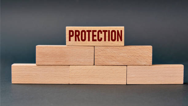 istock PROTECTION - word on wooden blocks on dark background 1357846165