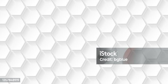 istock Abstract white background - Geometric texture 1357848919