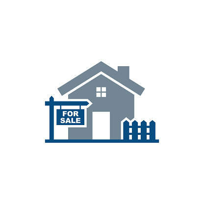 House for sale icon vector stock illustration design template. Vector eps 10.