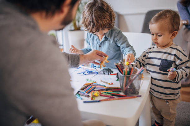 istock Fun in preschool classroom 1357856694