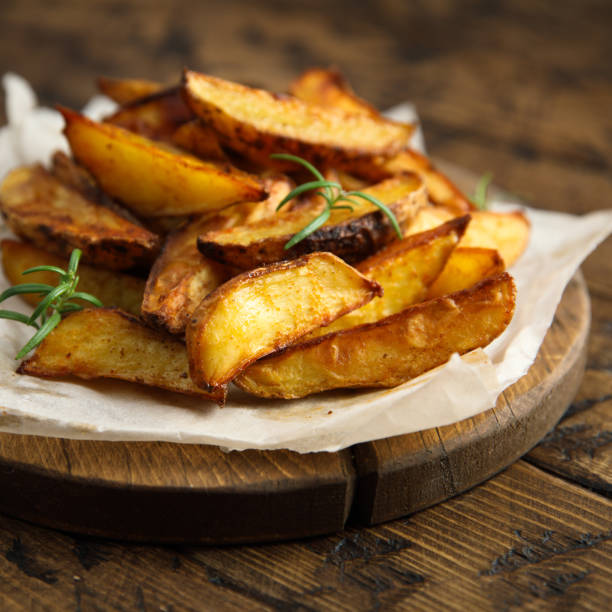 istock Roasted potato wedges 1357858953