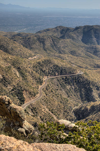 istock Arizona mountainside view of Tucson 135786591