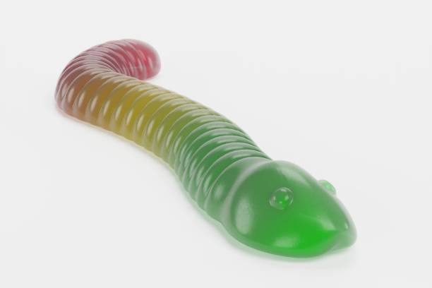 istock Realistic 3D Render of Gummy Worm 1357866806