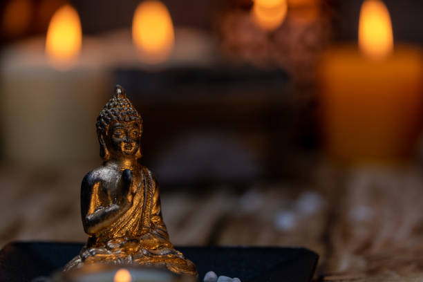 istock image with aromatic candles to meditate 1357868389