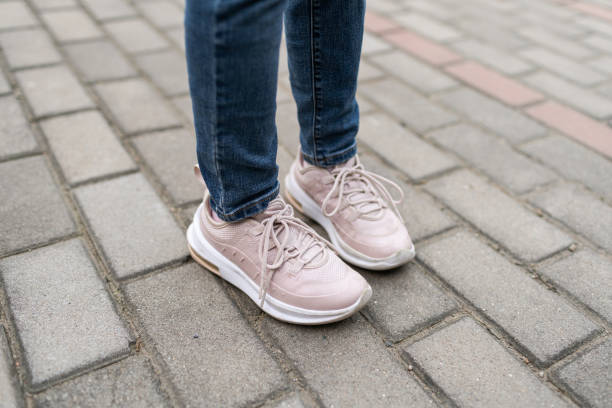 istock Little Girl Stand on Road 1357869176